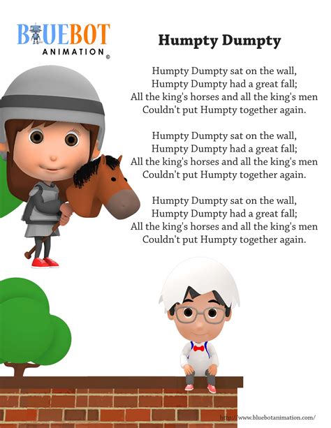 It uses intentionally uncanny CGI animation and ends with Johnny being eaten by his father. . Original lyrics to nursery rhymes